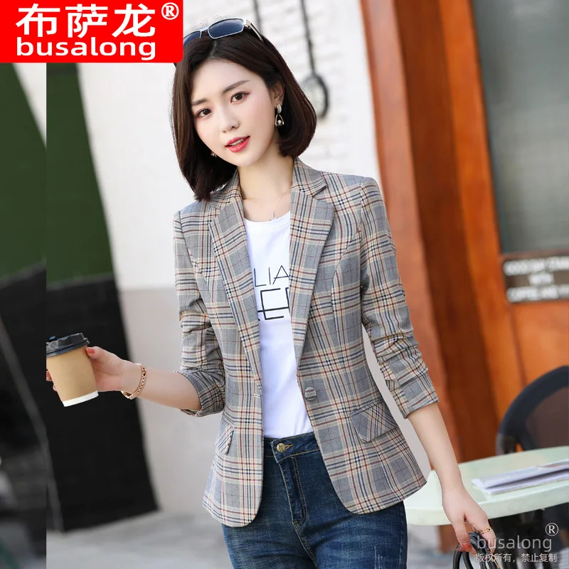 New Stylish Fashion Suit Casual Women's Long Sleeve Professional Blazer Formal Jacket Workwear8918