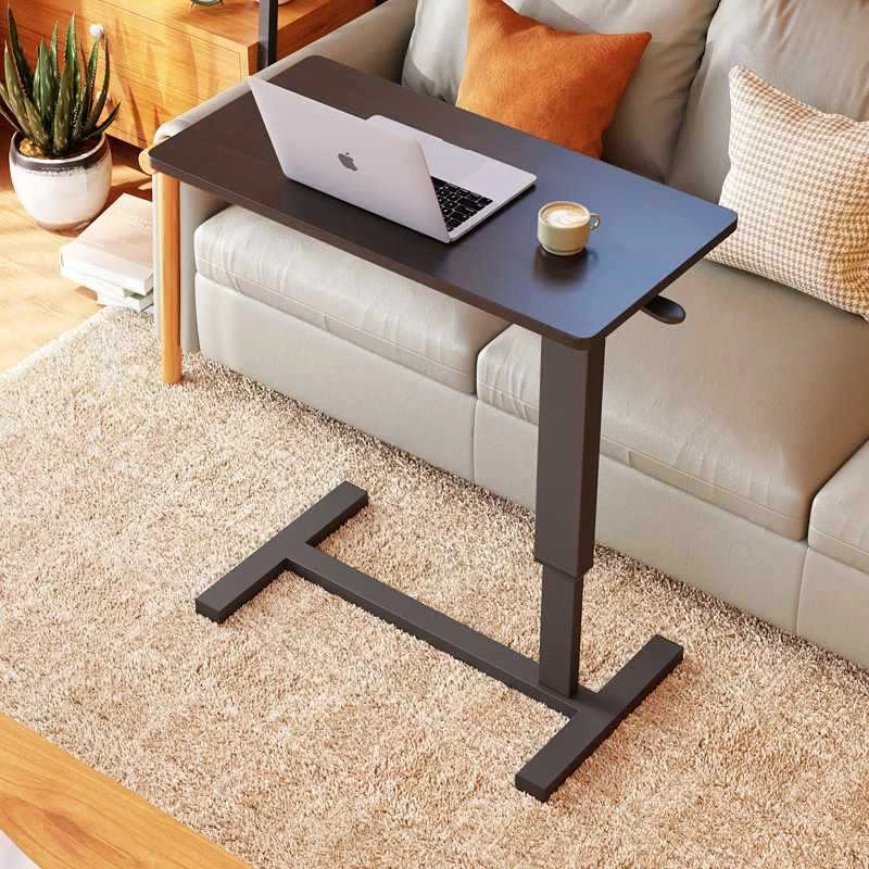 

Pneumatic lifting table, bedside table, movable folding small desk, household student computer desk, office desk, work table