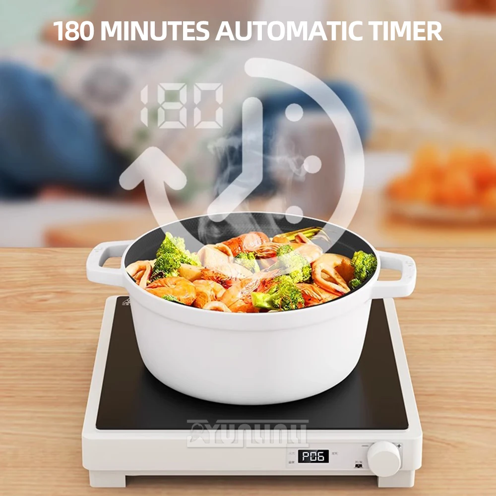 เตาเซรามิกไฟฟ้า2000วัตต์เตาทำความร้อนแบบอินฟาเรดพกพาเตาต้มชาอเนกประสงค์