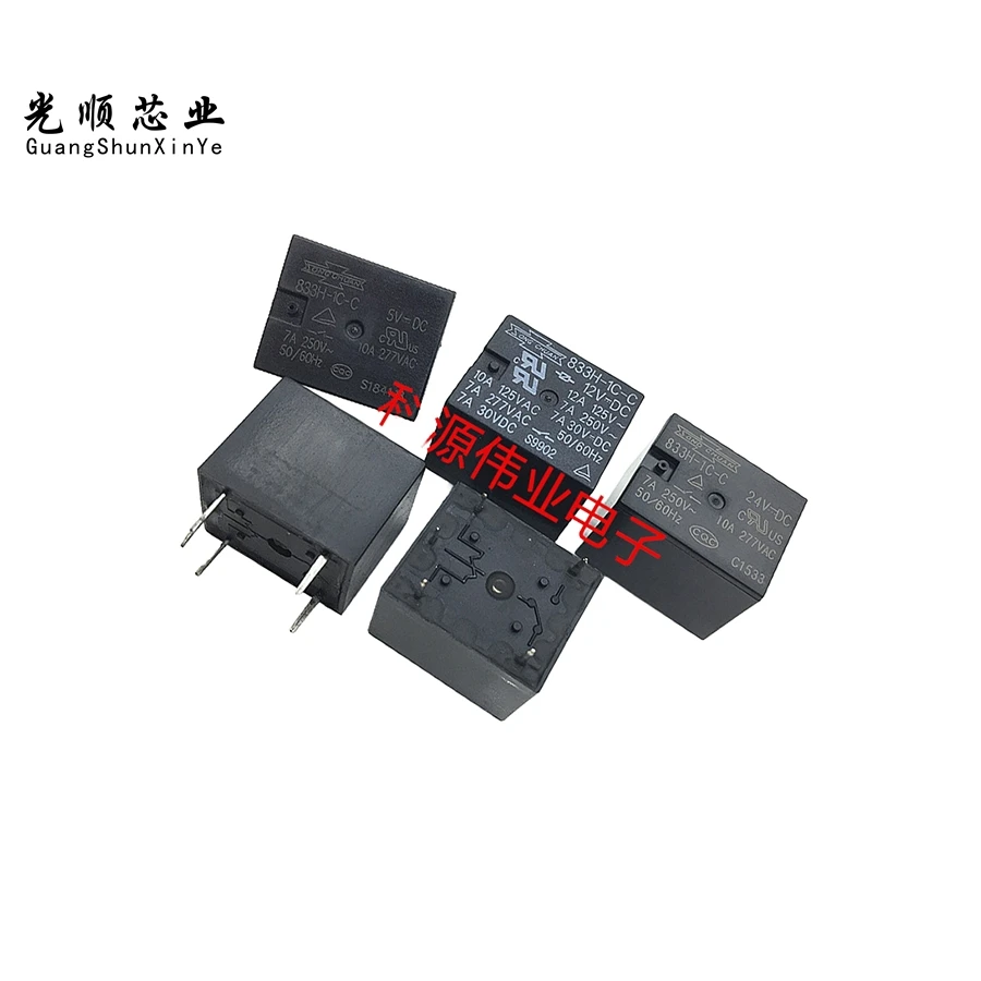 T73 833H-1C-C- 5V/12V/24VDC DC5V DC12V DC24V 5Pin