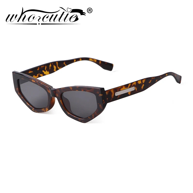 

Retro Leopard Cat Eye Square Sunglasses Women 2022 Brand Designer Shades Eyewear Vintage Men Sun Glasses Female UV400 Protection