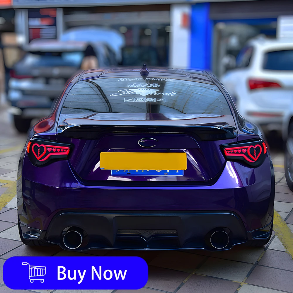 For Toyota 86 / Subaru BRZ 2012-2021 Heart-shaped Start Effect Car Tail Light Assembly Upgrade Accessories and Tools