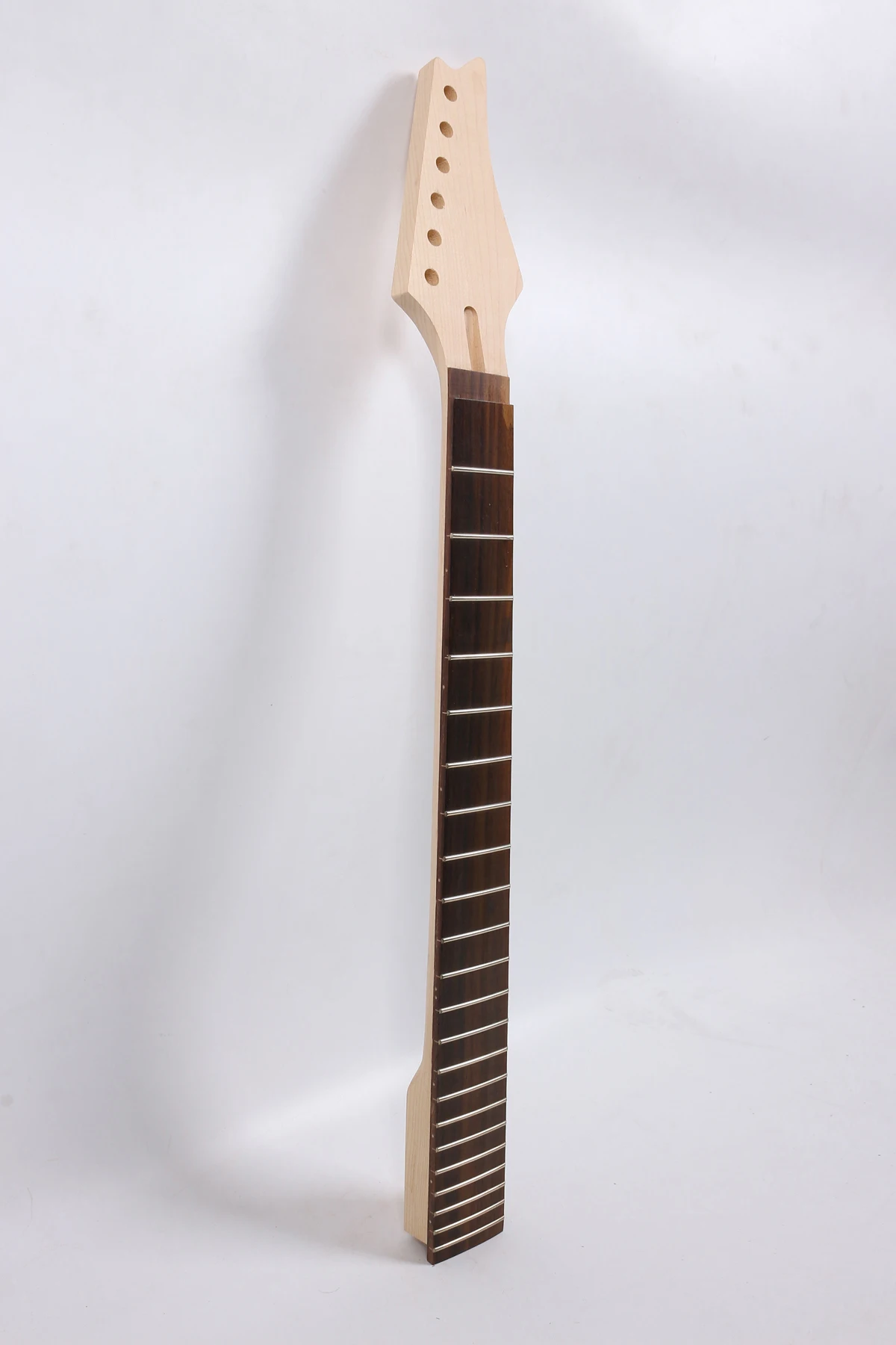 

MAPLE 25.5 inch Bolt On 24 fret Guitar Neck Replacement Unfinished 648 Style Head ROSEWOOD Fretboard Y6-4