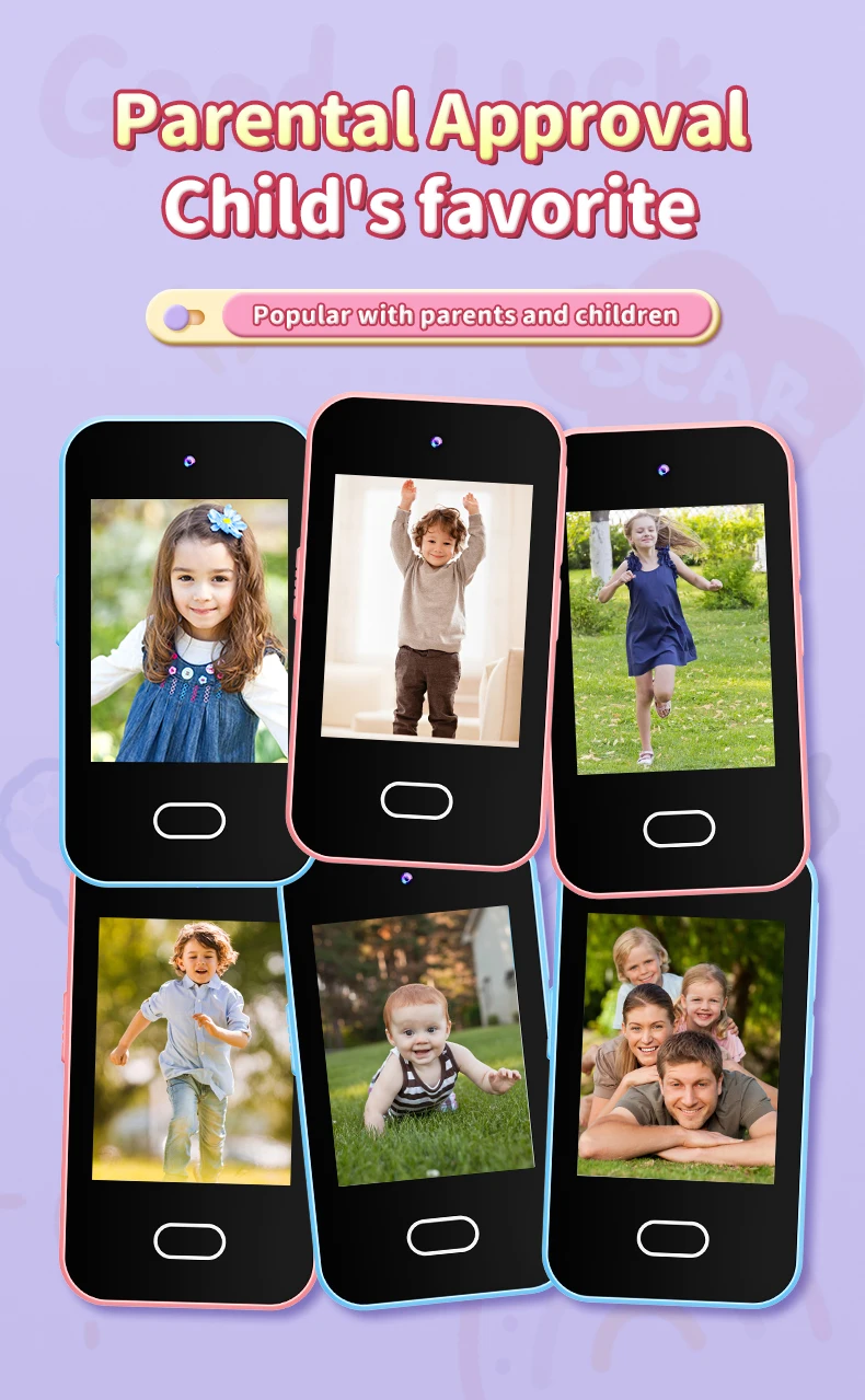 Cross-border New High-Definition Children's Mini Mobile Camera Children's Early Learning Device Multi-Functional Flip Camera for