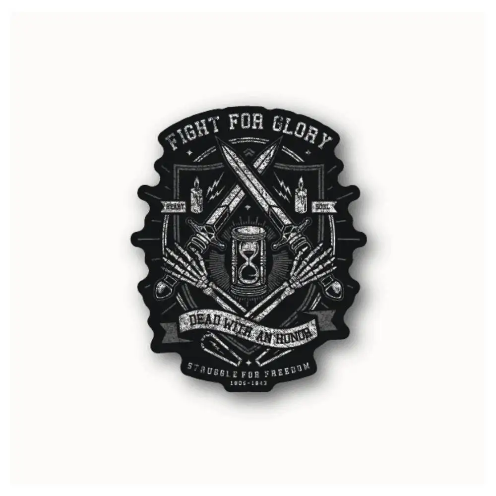 Fight For Glory Waterproof Stickers For Decorating Car Windows Motorcycles And Computers.