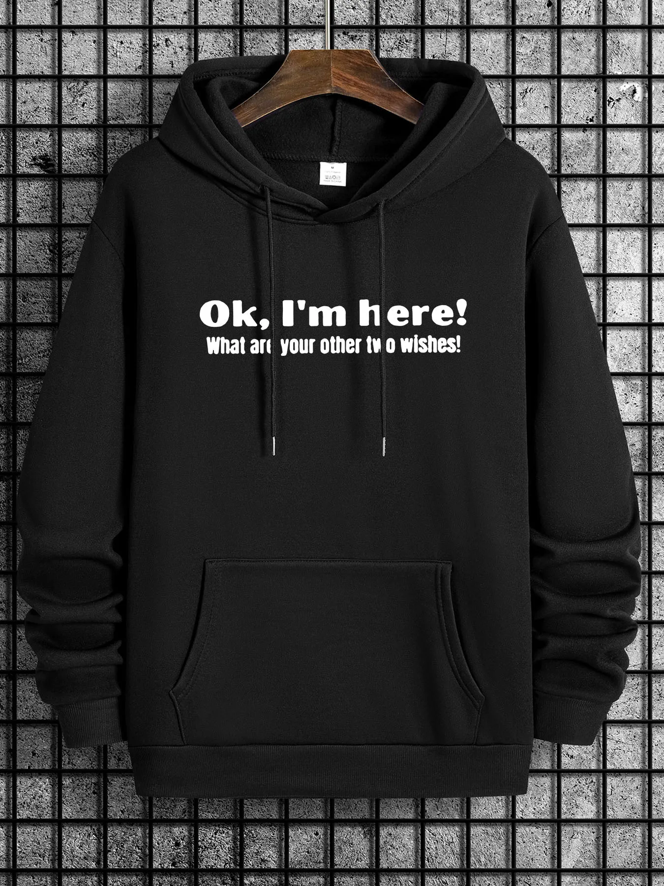 

New style hooded sweatshirt with spring-autumn printed design - Four-season casual pullover shirt