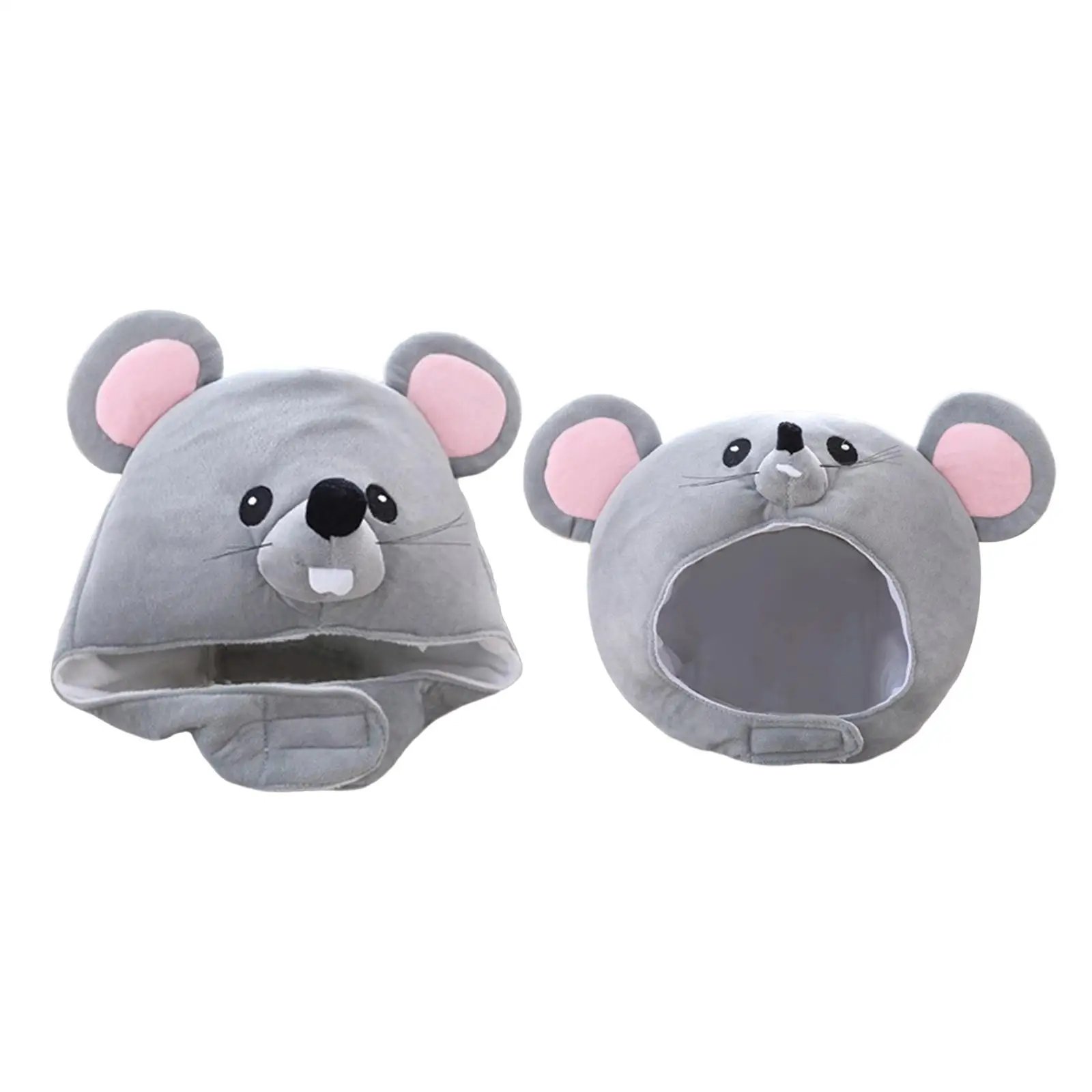 Gray Mouse Headgear Adults Gift Headband Photography Props Animal Soft for Cosplay Christmas Accessories