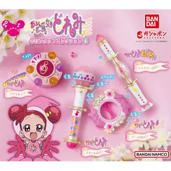 4 pz/set originale Bandai simpatico cartone animato Gashapon Ojamajo Doremi trasformatore 3 bacchetta magica puntelli modello giocattoli regalo per il compleanno