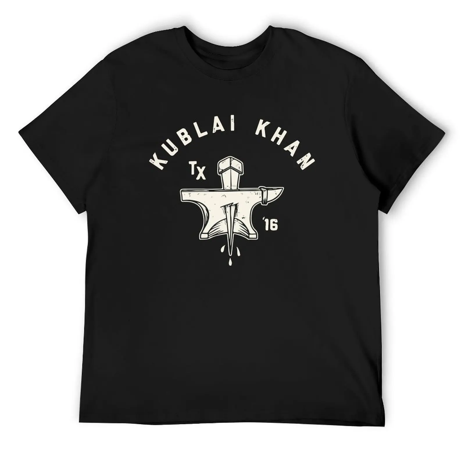 

Kublai Khan TX T-Shirt heavyweights shirts graphic Short sleeve tee new edition black t shirts for men