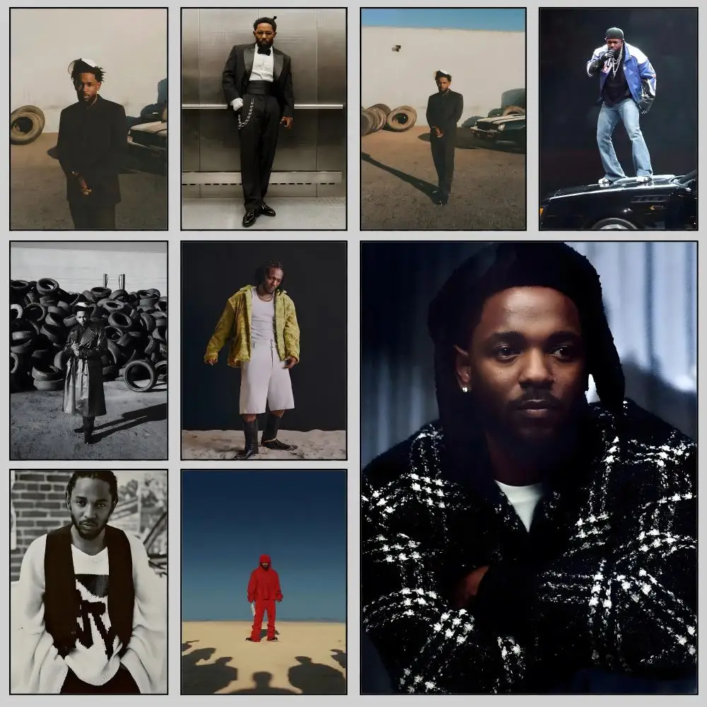 music Kendrick Lamar Poster Wall Posters Self-Adhesive Wall Stickers Home Decoration for Bedroom Living Room