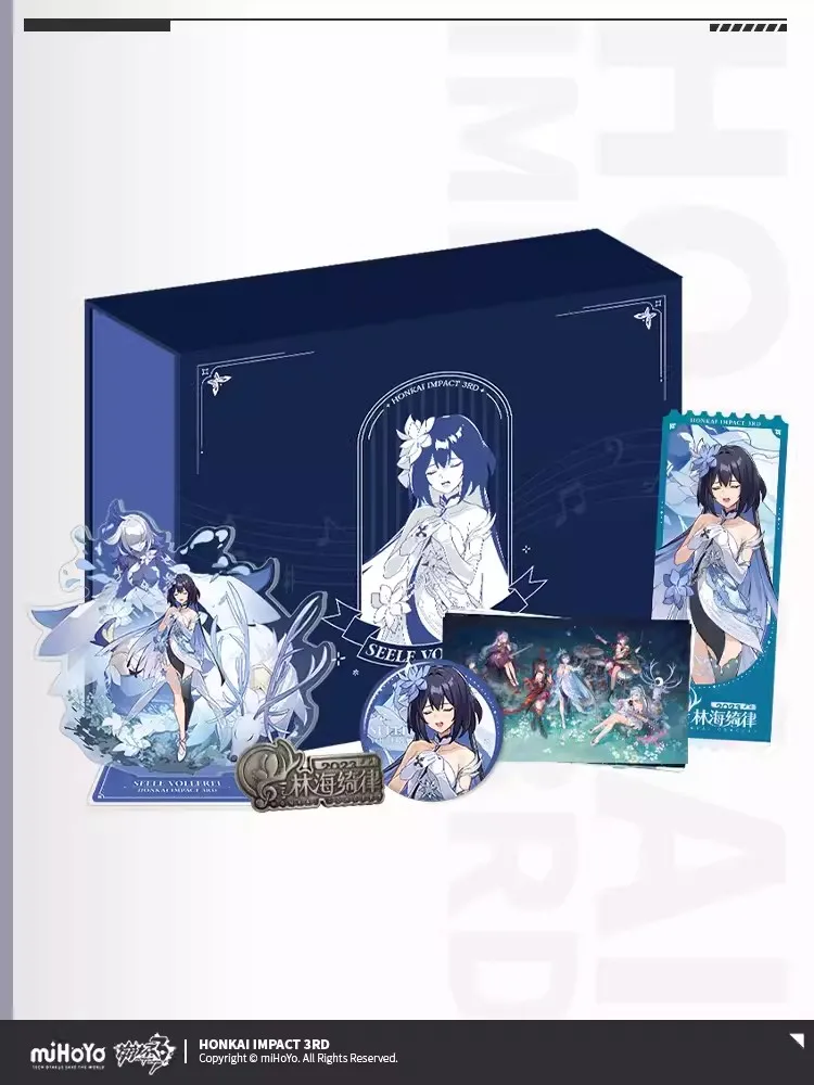 

Pre-Sale: Anime Games Honkai Impact 3 MIHOYO Derivatives Cosplay Seele Vollerei HONKAI CONCERT Theme Series Gift Set