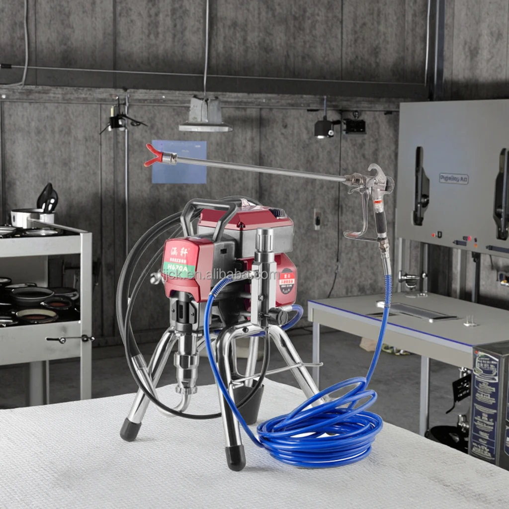 Professional High-Pressure Electric Airless Latex Paint Spraying Machine Household Multi-Functional Durable Coating Painting Gun