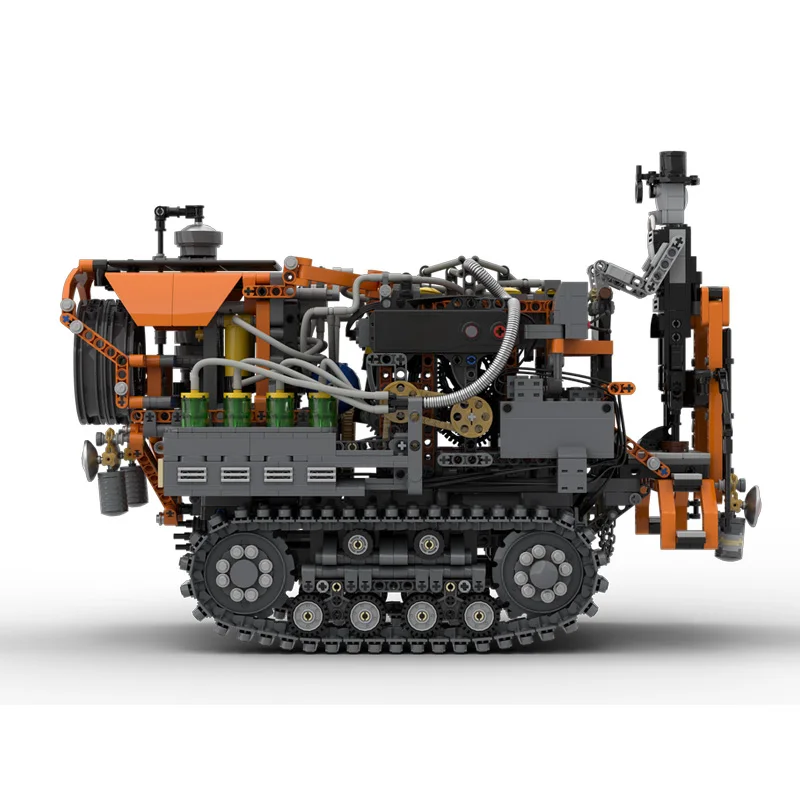 Bausteine Set Steampunk Traktor Fahrzeug Modell DIY Montage Ziegel Maschinen Sammlung Pädagogisches Spielzeug Geschenk