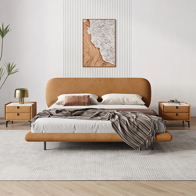 Modernes, leichtes Luxus-Doppelbett