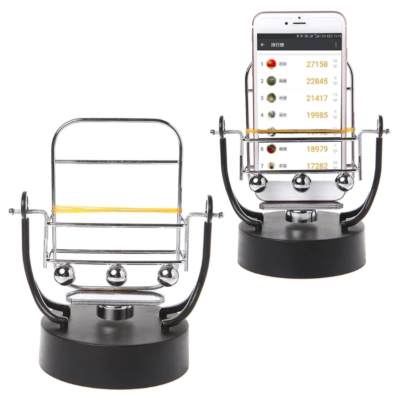 Stop Motion Stand Shaker Mobile Phone Wiggle Device Automatic Phone Swing Motion Step Increasing Shake Pedometer Holder