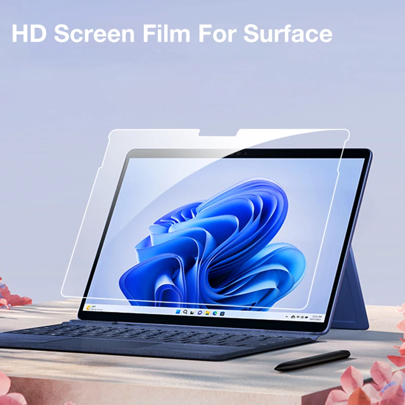 Protector de pantalla para Microsoft Surface Pro 12''/11/10/9/8/7/6/5 Laptop7/6/5/4/3/2/1 GO HD Protección de vidrio templado