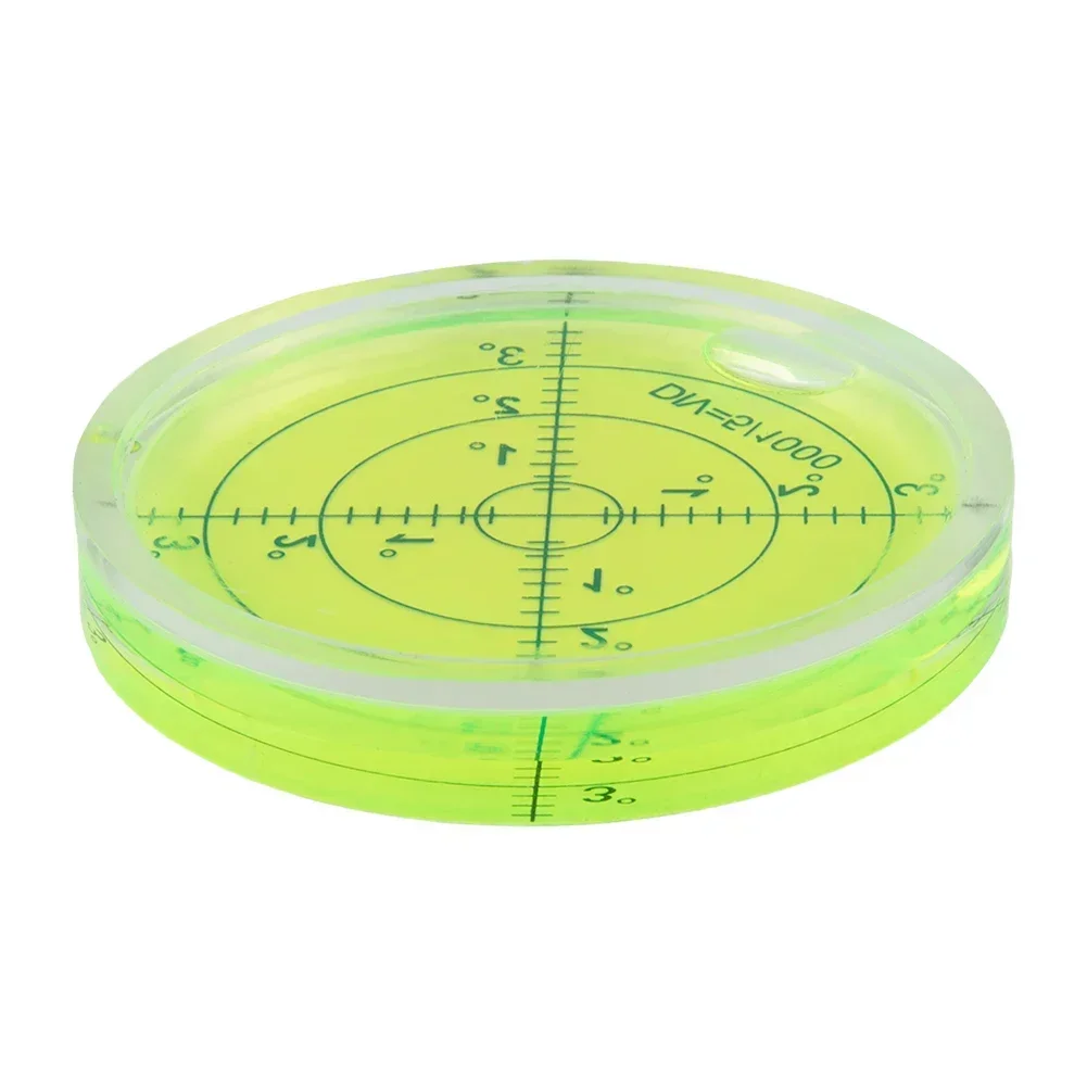 66mm Large Levels Level Bubble Bubble Bullseye Circular High-precision Inclinometer Level Indicator Measuring Kit