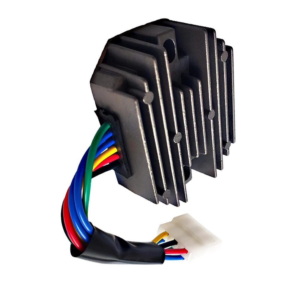 6 Pin Voltage Regulator Rectifier 18270169-A 19267-64600 19267-64600-A For Grassho er 1822D 718D 721D 721G John Deere Tractor