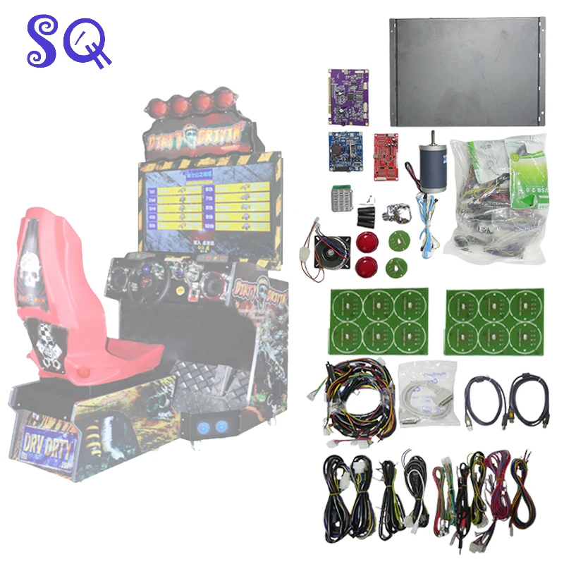 

Монетная игра Savage Exorcist Dirty Drivin, аркадная игровая консоль, аксессуары для самостоятельного изготовления, симулятор видеовождения, гоночный игровой комплект.