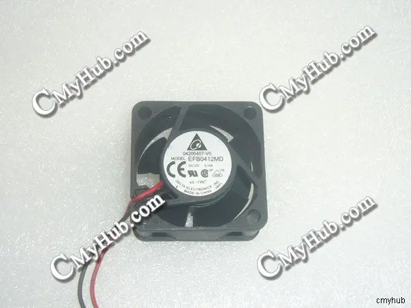 For DELTA ELECTRONICS EFB0412MD DC12V 0.10A 4020 4CM 40MM 40X40X20MM 2pin Cooling Fan EFB0412MD