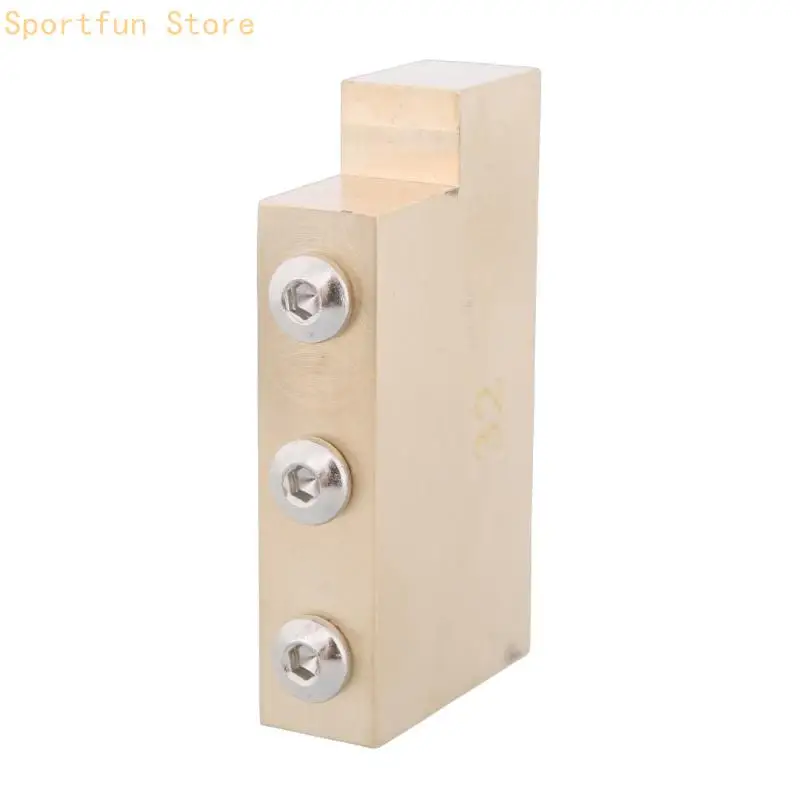 

34mm Guitar Tremolo Block String Spacing Guitar Brass Standard Tremolo Block X7JD