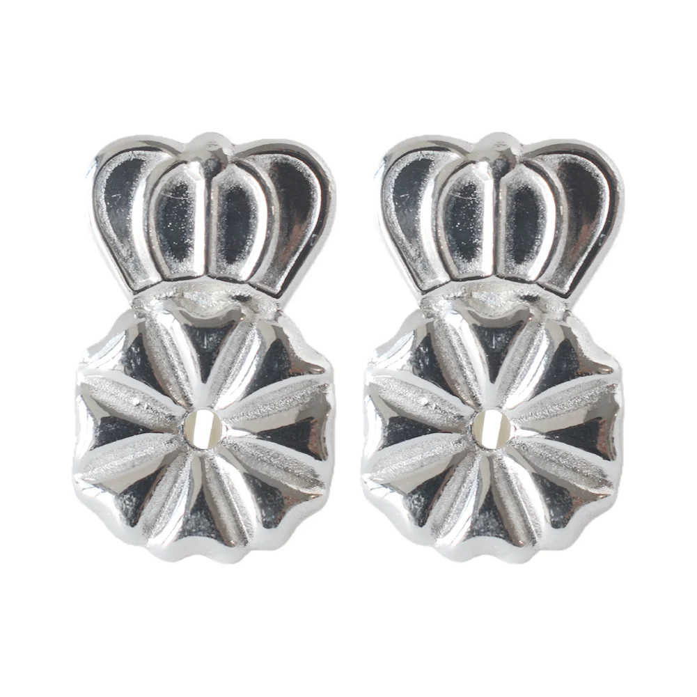 

Замена сережек из стерлингового серебра, гипоаллергенная корона из серебра 925 пробы, безопасная фиксация ушей для гайки-гвоздиков для стоек ﻿ ﻿