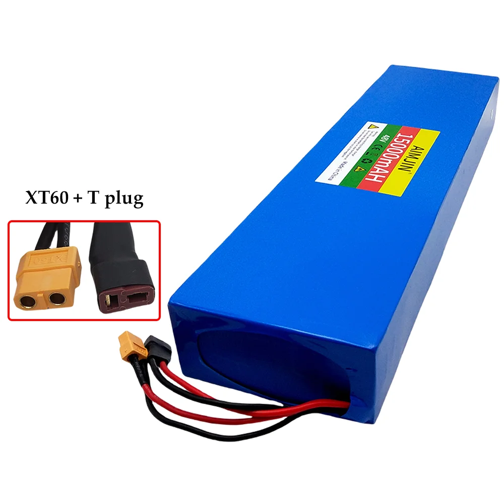 Batterie 13S4P 18650 pour scooter électrique, 48V, 12800mAh, pour Kugoo figuré/SafePro/MaxSpeed, carte BMS