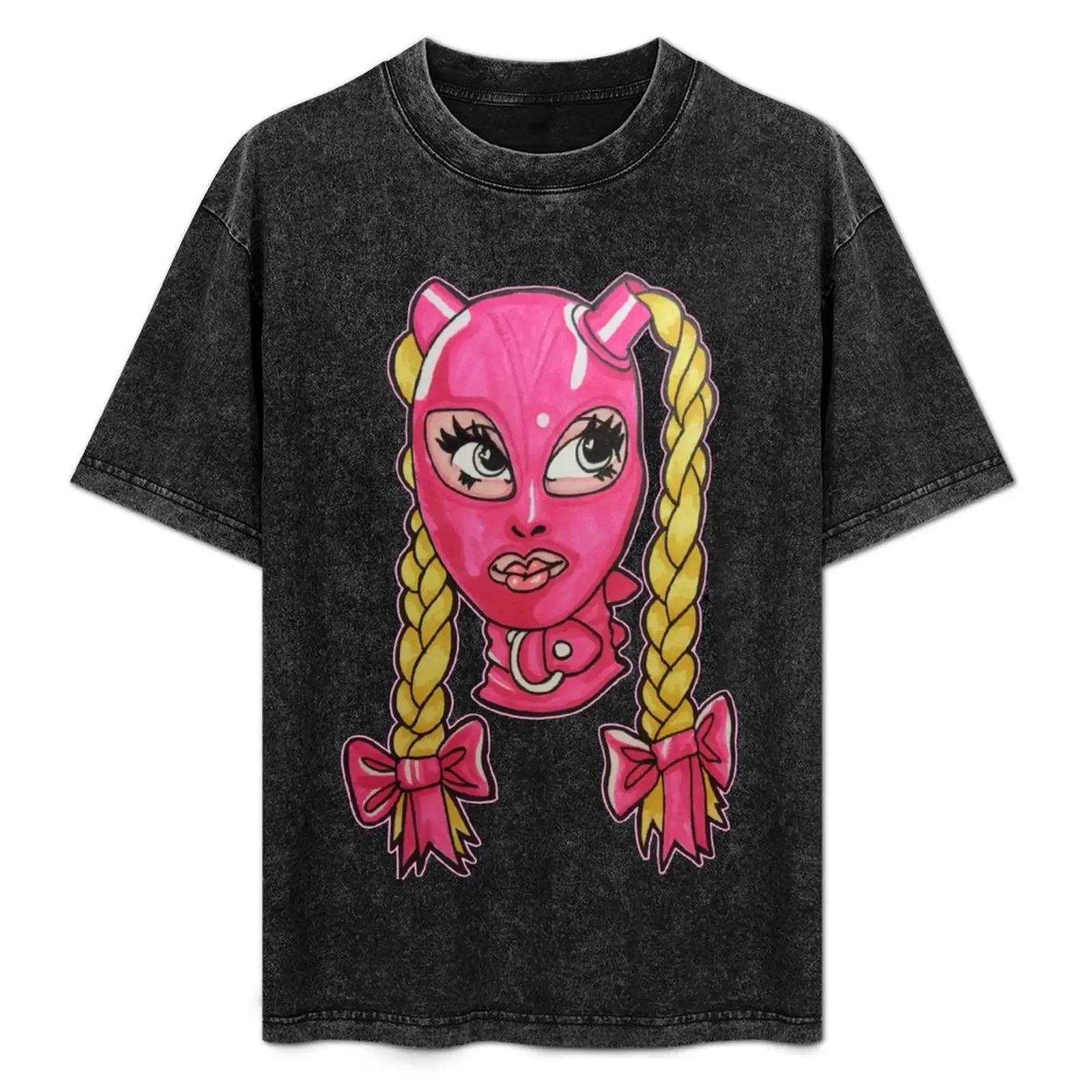 

Pink Hood, Blonde Pigtails T-Shirt essential t shirt t shirts for man slim fit man t shirt designer shirts designer T-Shirt