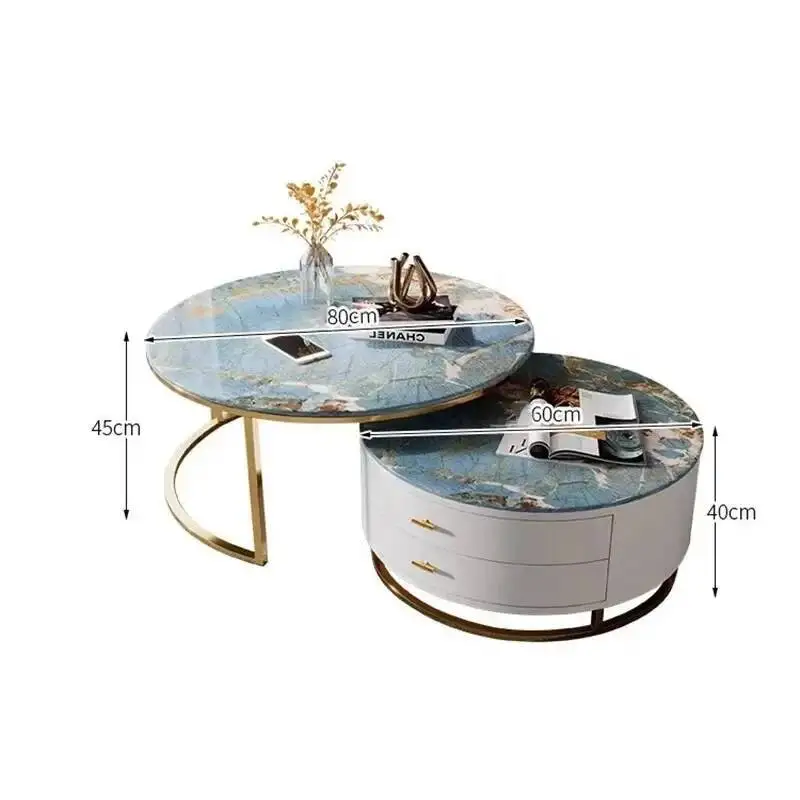 

Nordic Tables Coffee Design Storage Modern Luxury Simple Aesthetic Coffee Tables Unique Marble Mesa Centro Living Room Furniture
