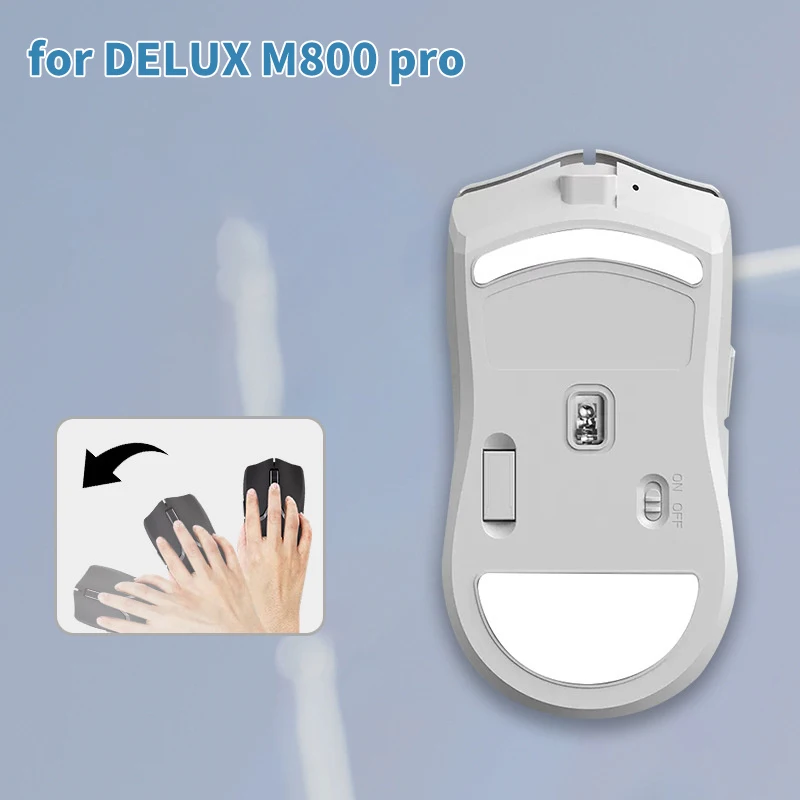 1 Set Durable Mouse Foot Sticker For DELUX M800 Pro Gaming Mouse Non-Slip Pad E-Sport Gamer Accessories