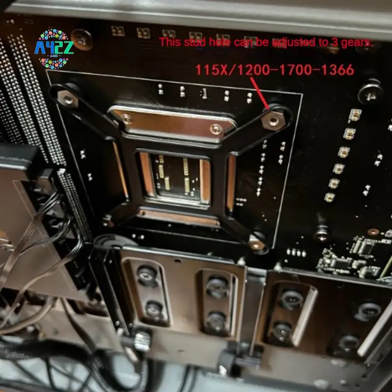 

Комплект монтажных кронштейнов охлаждения A42Z-CPU для Corsair LGA1700 1200 H55/H75/H80I V2/H90/H100I V2/H105/H110/H115I для AM4 AM5