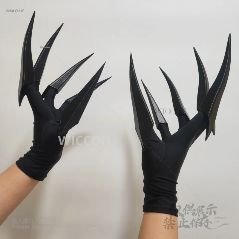 Anime VOX Lucifer Alastor Cosplay Adam Costume Outfit 3D Claw Uniform Halloween Carnival Accessories Adult Male Men Customized