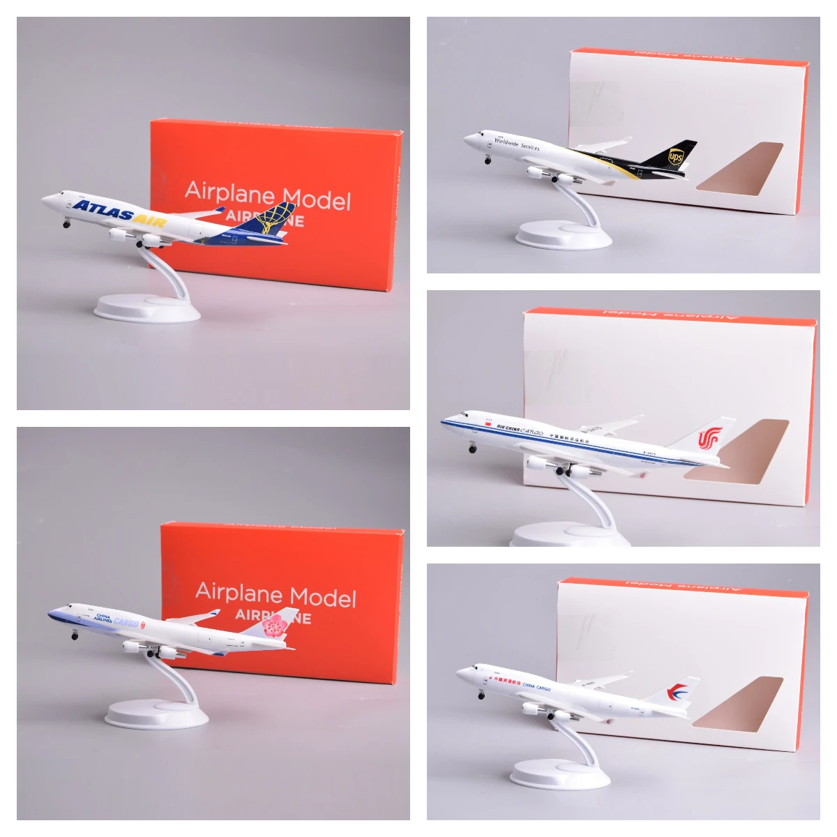 

20cm Cabin Door Openable B747 cargo Metal Airplane Model Toy Kit with Stand Wheel For Collection display or Child Toy Gift
