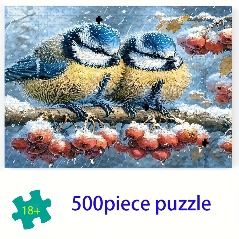 500/1000 elementów Wysokiej Jakości Puzzle dla Dorosłych |   Zabawna gra rodzinna redukująca stres, idealna na urodziny, Boże Narodzenie, Halloween i jako prezent.
