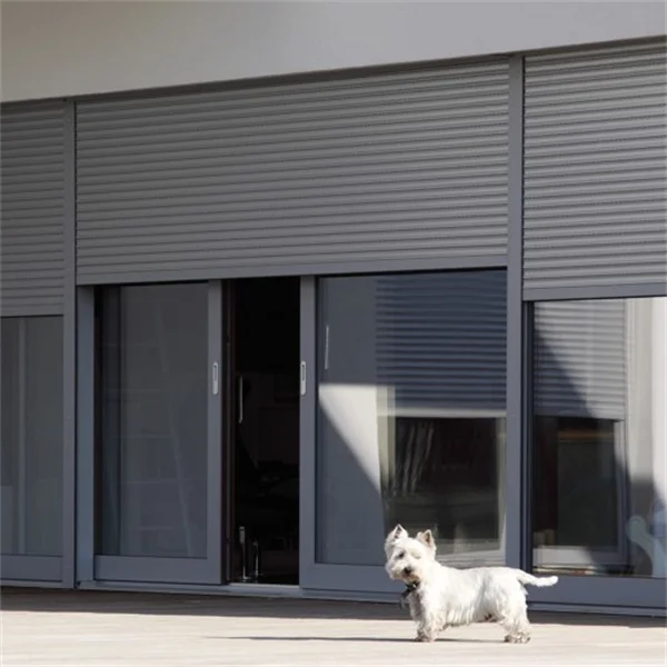 simple design aluminium roller shutter, roll up garage door with motor, used home applicants shops doors roll doors