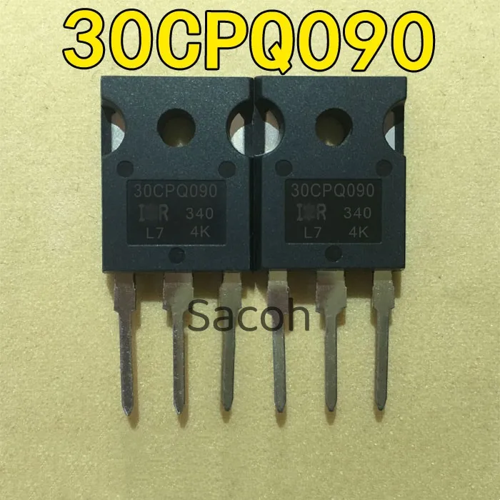 

Refurbished Original 10Pcs/Lot 30CPQ090 30CPQ090PBF OR 30CPQ080 OR 30CPQ060 TO-247 30A 45V Schottky Rectifier