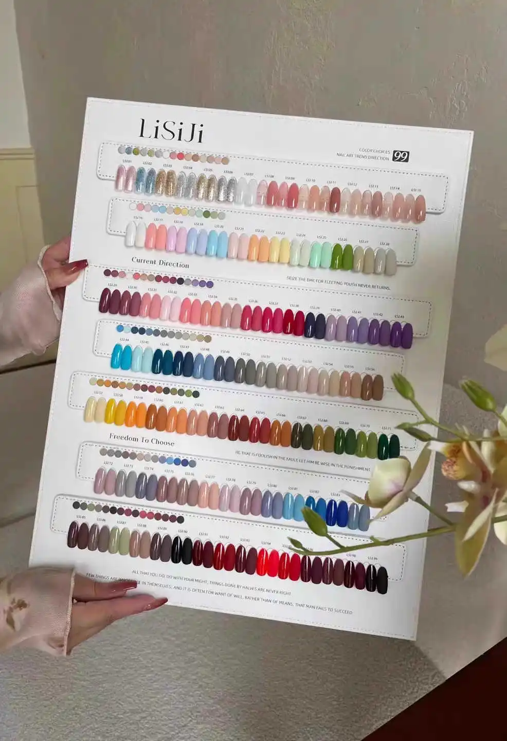 

LISIJI 99 Colors 128 Colors 82 Colors Multicolor Nail Gel Set Nail Salon 2025 New Hot Item Nail Art Non-toxic Uv Gel Wholesale