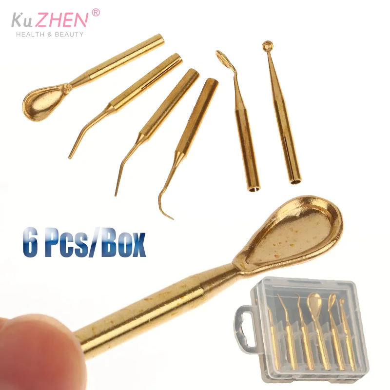 

6 шт./кор. медные стоматологические электрические насадки для воска, нож для резьбы по воску, ручка, карандаш, медные насадки для лабораторных стоматологических электрических насадок для воска