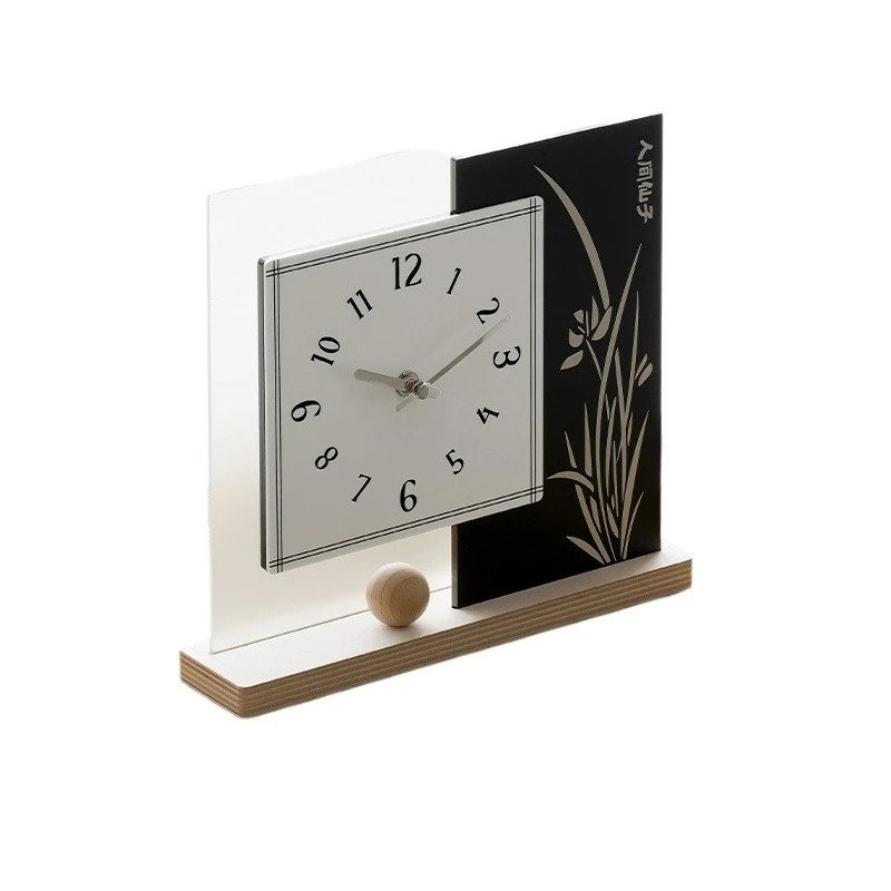 

TV cabinet display clock porch home accessories desktop creative clock