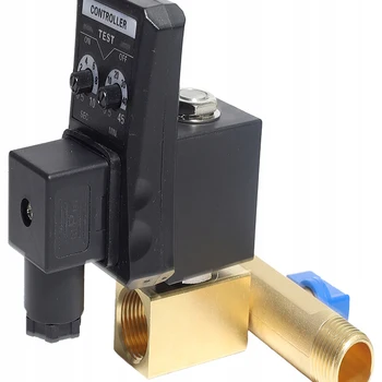 1/2 electronic drain valve air compressor filter dry air storage tank drain refrigerant dry electromechanical magnetic valve 220v