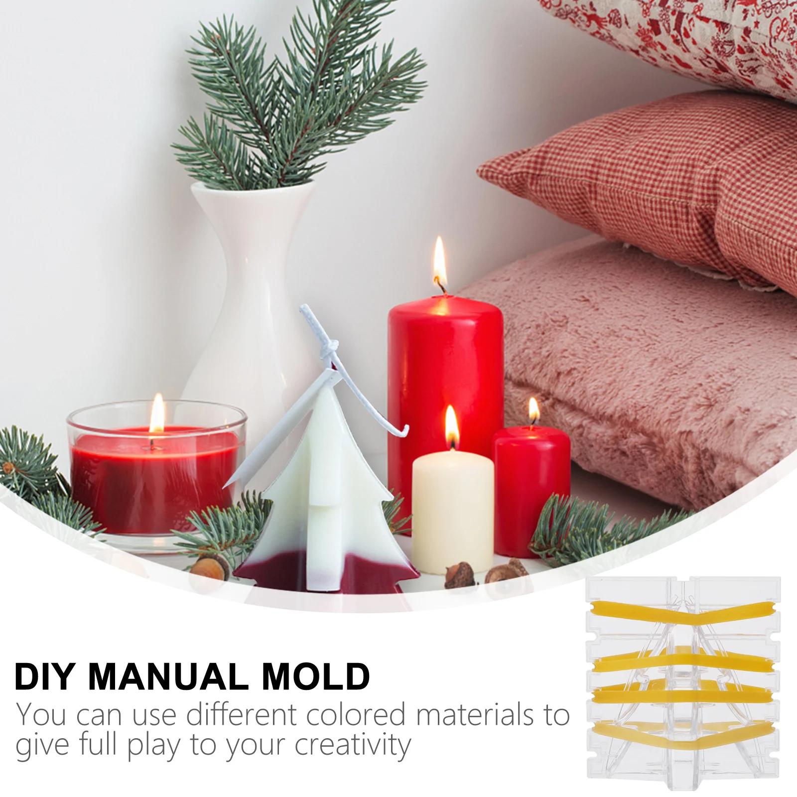 

Christmas Mold Plastic DIY Cross Shaped Mould for Creative Crystal Epoxy Crafts Non Stick Easy Clean Reusable Handmade