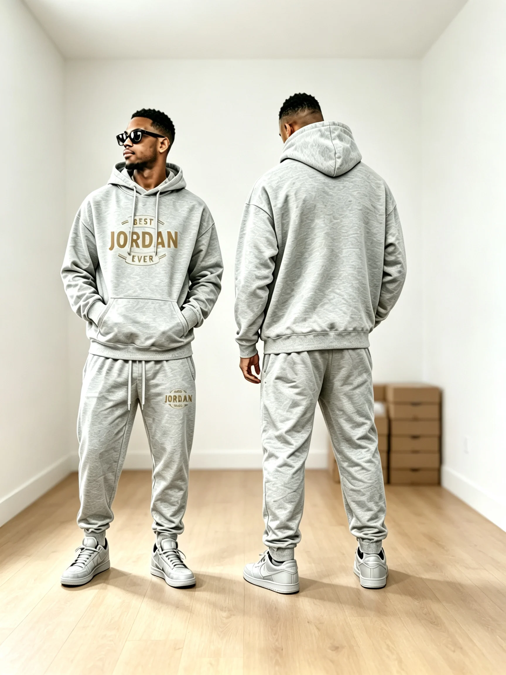 Men Trendy Letter Print 2‑Piec - Street Fashion Art recension och pris