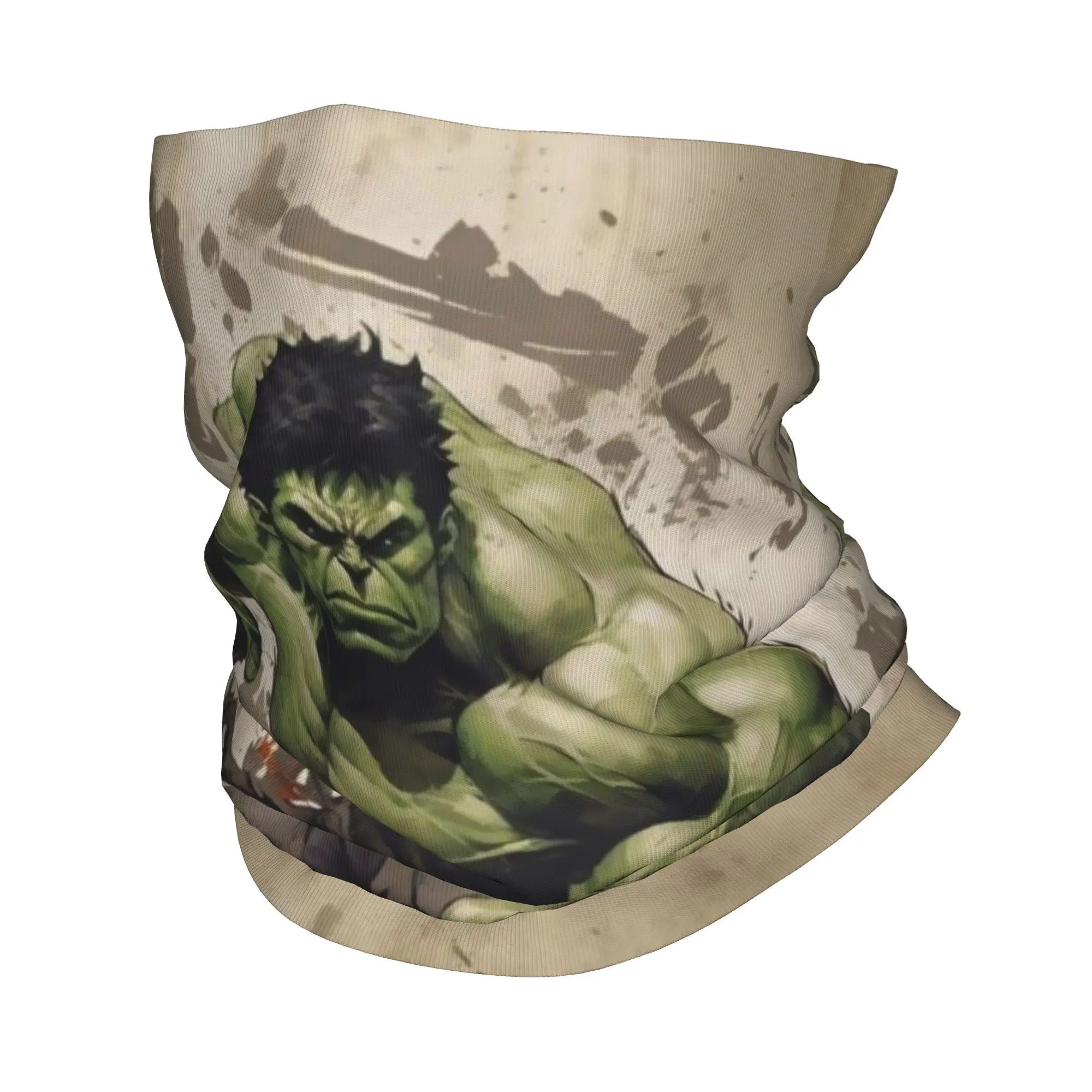 Scaldacollo invernale personalizzato Vintage Hulk Donna Uomo Escursionismo Ciclismo Sciarpa a tubo Moda Film Bandana per il viso Ghetta