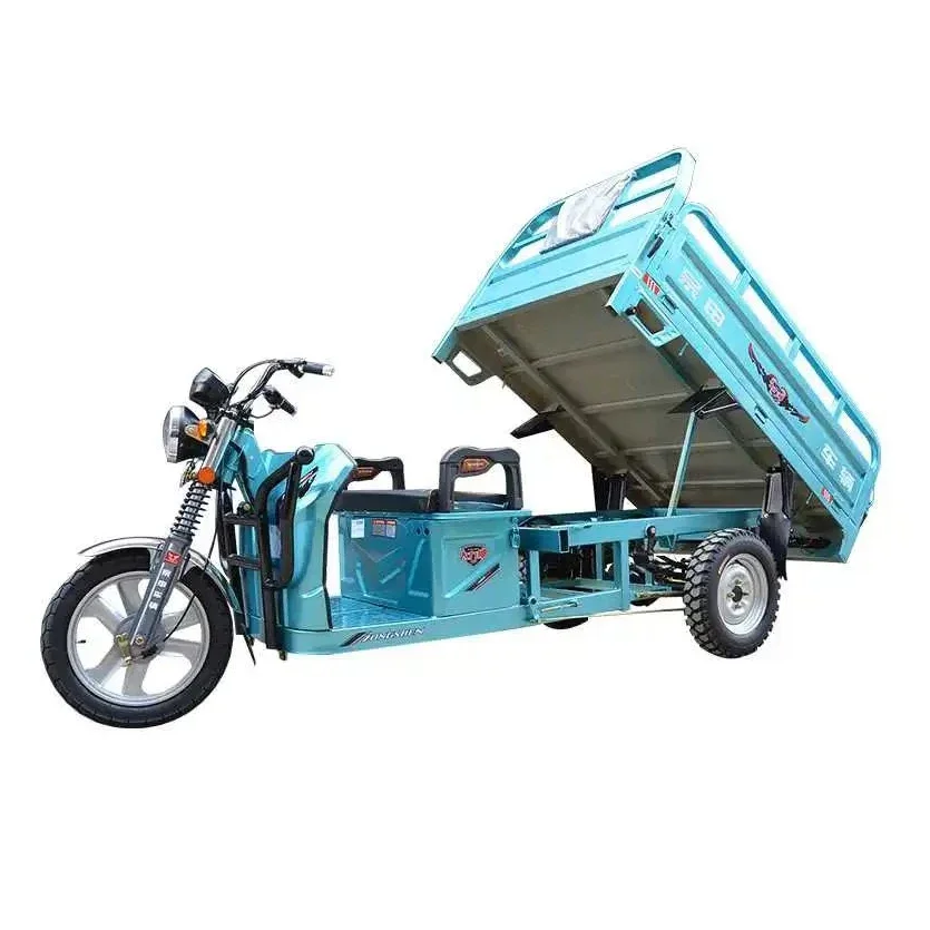 Chinese 1500w Electric Tricycle with Big Wheel Wheel Truck Cargo Trike for Adults 60v Motorized Open Body 1000w Power