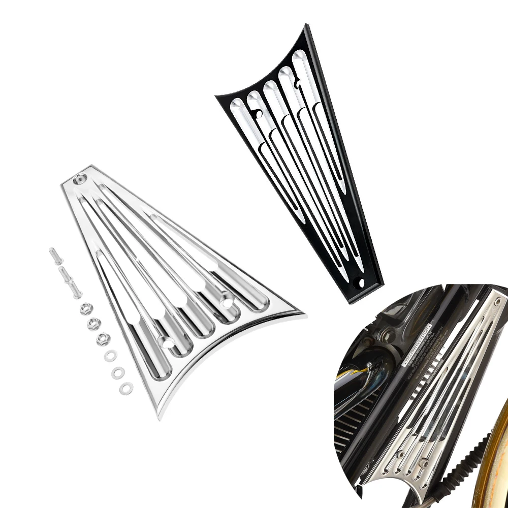 

Motorcycle Frame Grille Radiator Grill Cover Protector For Harley Touring Street Glide Road King Electra Tri FLHX 2009-2017