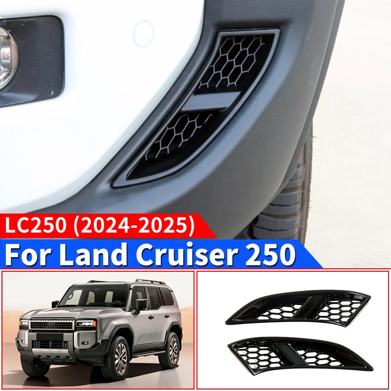 For Toyota Land Cruiser 250 2024 2025 Prado LC250 1958 First Edition Bumpert Air inlet Decoration Cover,Upgraded Accessories