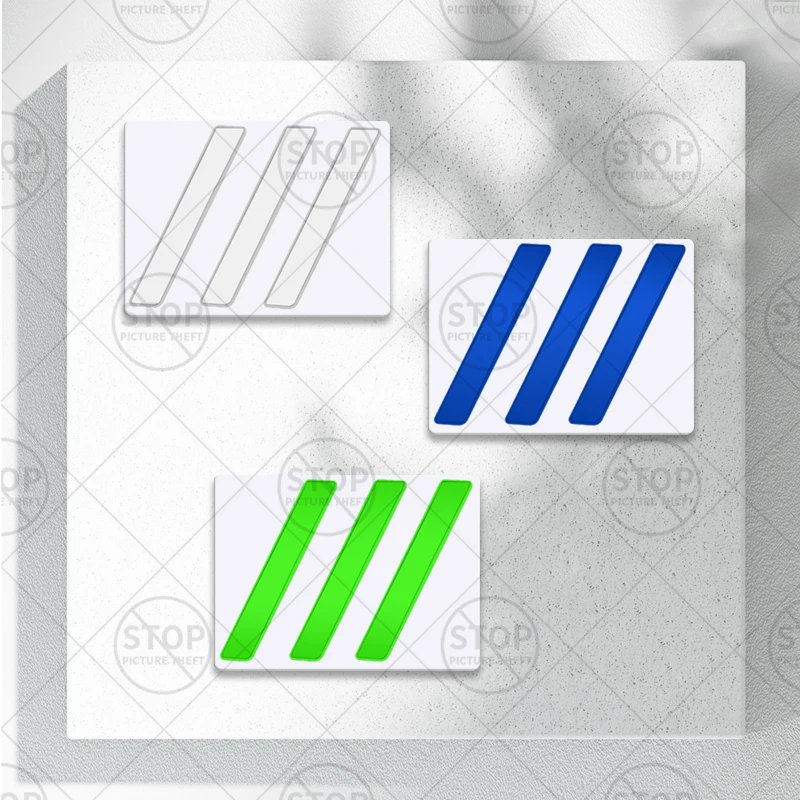 Car Sticker Three Color Decorative Strips Logo 3D Decal Badge Rear Trunk Emblem For Peugeot RCZ 306 307 207 5008 508 2008 3008