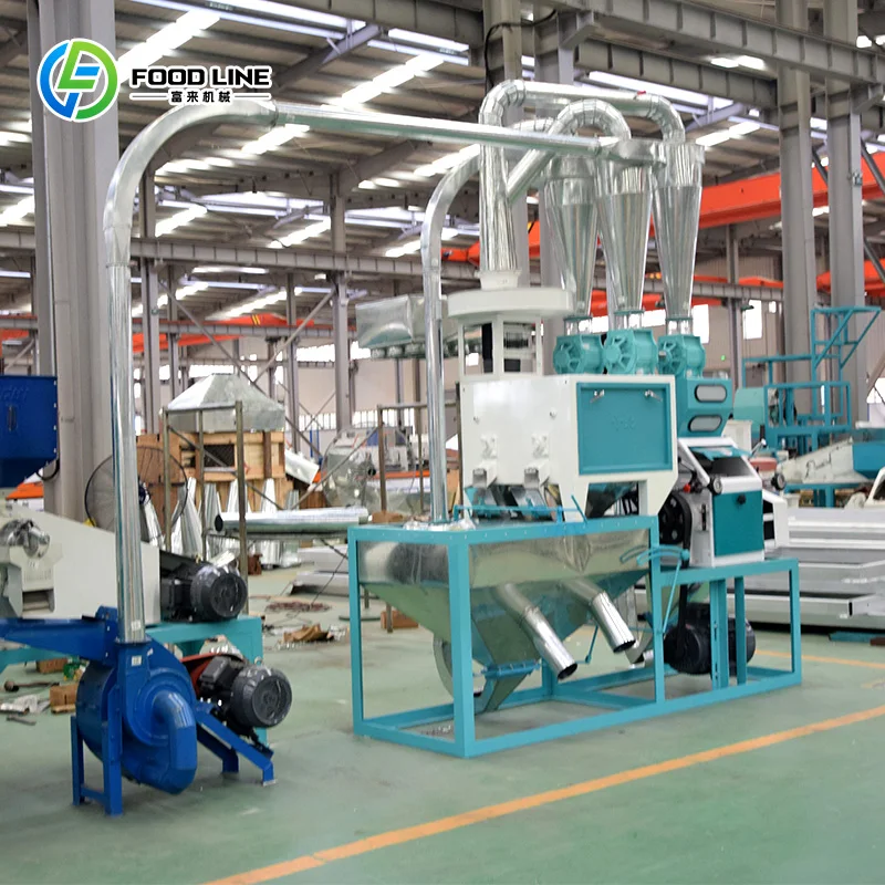 Customized Small Domestic Maize Milling Machine Low Noise Home Corn Grain Processing Equipment