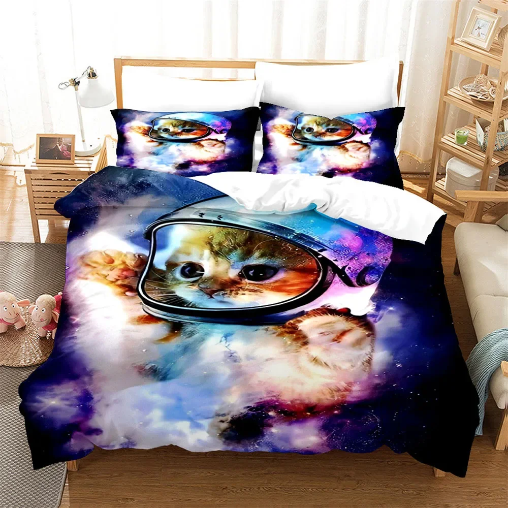 

Dropship Bedclothes Home Textile Animal 3D Pet Cat Dog Bed Cover Bedding Set Kids Cartoon North America Quilting Cute Set