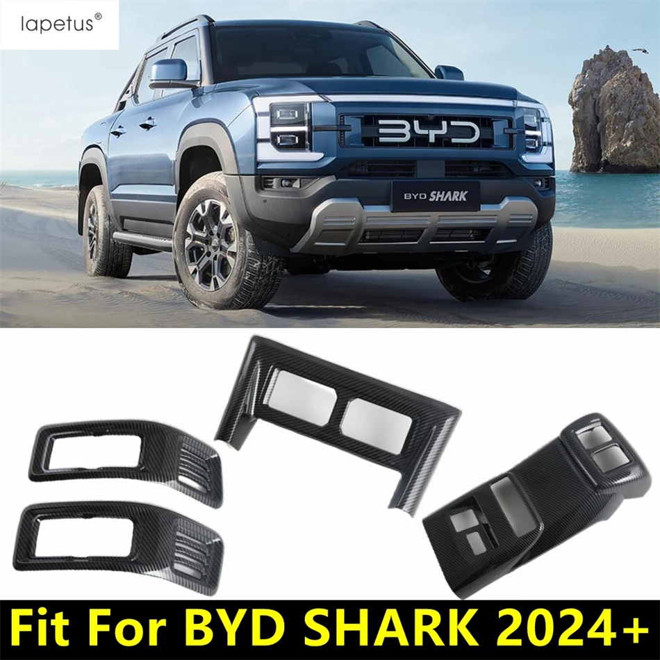 

Side Middle AC Air Conditioning Outlet Vent / Rear Armrest Box Anti Kick Panel Cover Trim Accessories For BYD SHARK 2024 2025